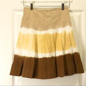 INC. International Concepts Tye Dye Pleated Skirt